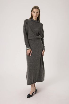 Soaked In Luxury Rok SLMiya Rok A-shape dark grey