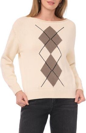 1.State Argyle Sweater in Birch at Nordstrom Rack, Size Xx-Small