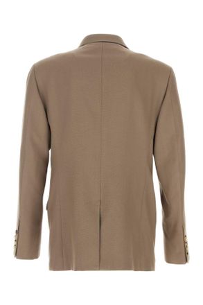 Valentino Garavani Mens Cappuccino Wool Blazer Rhino Giacche E Gilet Jacket