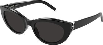 Saint Laurent SL M115 Cat-eye Zonnebril - unisex - Zonnebrillen - Zwart - 54 MM - Accessoires