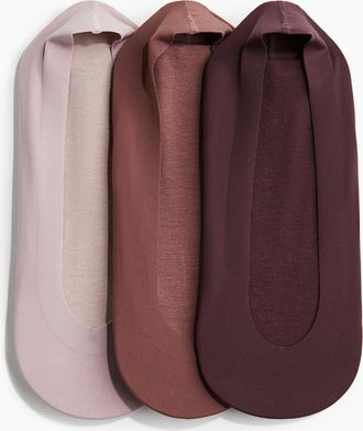 H&M 3er-Pack Sneakersocken - Pink