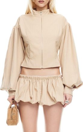 Lioness Eclipse Check Plaid Jacket in Beige Plaid at Nordstrom, Size X-Large