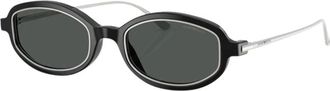 Emporio Armani Ea4276U Sunglasses - female - Emporio Armani - Sunglasses - Black - 49 MM - Accessories