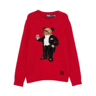 Polo Ralph Lauren Truien & Vesten, Heren, Rood, L, Trui met ronde hals