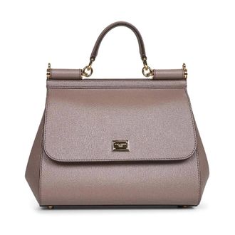 Dolce & Gabbana Dames, Tassen, Bruin, Maat: ONE Size Katoen