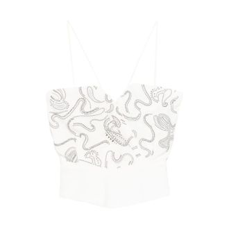 Iro Embellished Spaghetti Strap Top