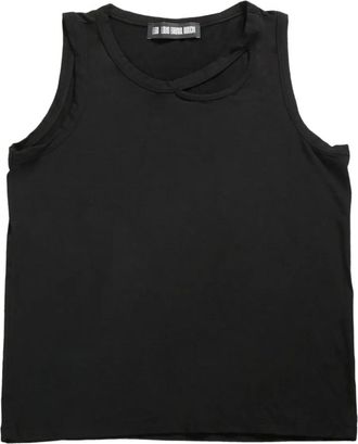 LGN Louis Gabriel Nouchi cut-out tank top - 001 BLACK