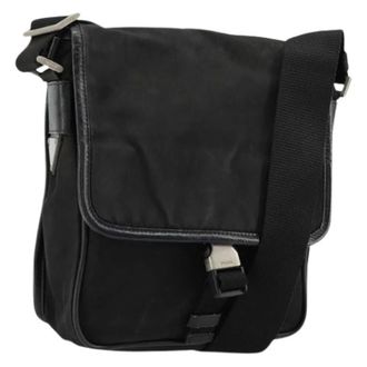Prada Pre-owned Cross Body Bags, female, Black, Size: ONE SIZE Pre-owned Vintage Shoulder Bag
