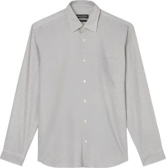 Marc O'Polo patterned long-sleeve shirt - Grey