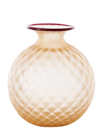 VENINI Monofiori Balloton Vases Orange