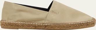Saint Laurent Cotton YSL Slip-On Espadrilles