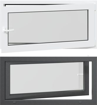 vidaXL Color Interno De Ventana De S&oacute;tano Blanco Risor 120 X 60 Cm Vidaxl