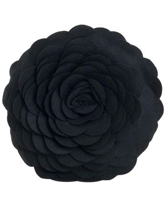 Saro Lifestyle Flower Pillow