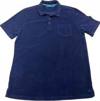 Tori Richard Mens Aerial View Polo In Navy / Midnight