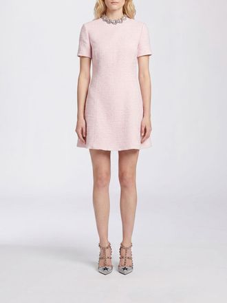 Valentino Garavani Mini abito A-line in tweed con applicazione di strass