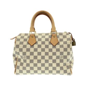 Louis Vuitton Azur Coated Canvas Boston Bag (Pre-Owned)