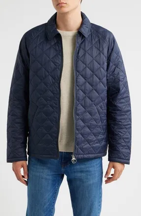 Barbour Tracker Diamond Quilted Jacket in Navy at Nordstrom, Size Xx-Large