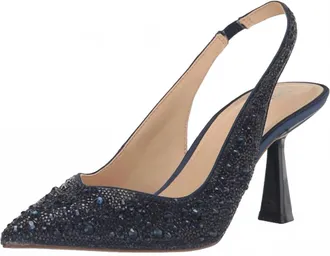 Betsey Johnson Womens Clark Pump In Navy