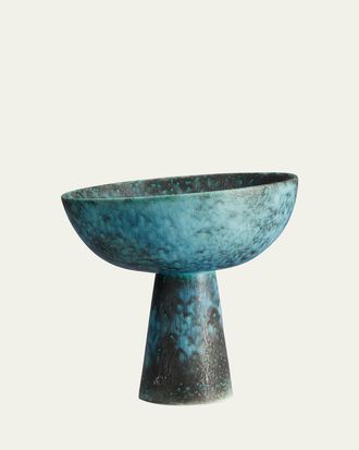 L'OBJET 8 Bronze Terra Bowl on Stand