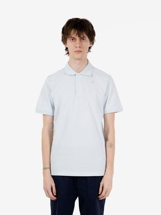 K-Way Polo maniche corte Amedee pique blue ballad