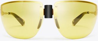 Tory Burch Womens Shield Runway Sunglasses, One Size