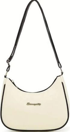 Generic Womens Mini Crossbody Handbag, Off White