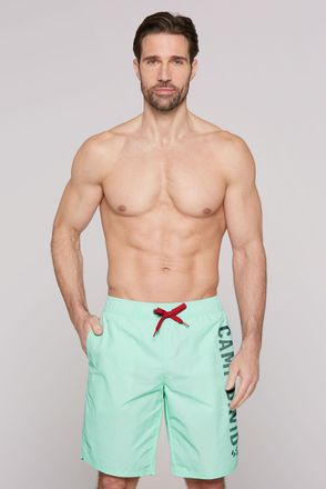Camp David Badeshorts CAMP DAVID, Herren, Gr. 3XL, N-Gr, sea mint, Polyamid, bedruckt, Badehosen Badeshorts, mit Logo Schriftzug