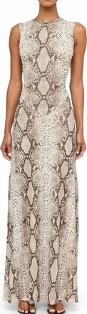Ronny Kobo Uzina Dress In Beige