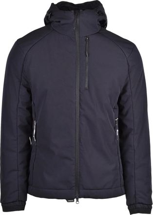 KRAKATAU Black Technical Nylon Down Jacket