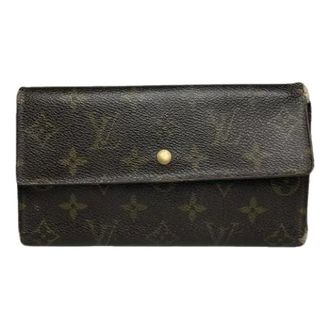 Louis Vuitton Portafoglio in pelle Pre-owned - - Pre-owned - Donna - Marrone - ONE SIZE