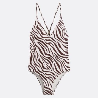 La Redoute Collections Badpak, zebraprint