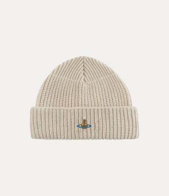 Vivienne Westwood Sporty Beanie Sporty Knit White Os-u Unisex