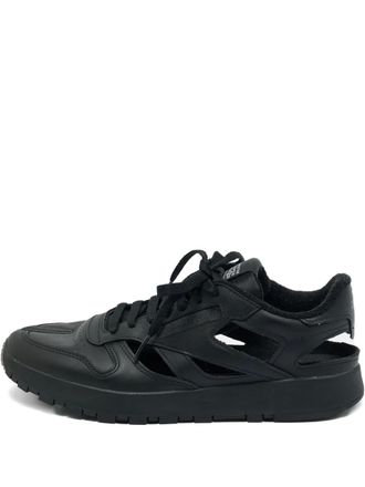 Maison Margiela x Rebook Tabi leather sneakers - Black