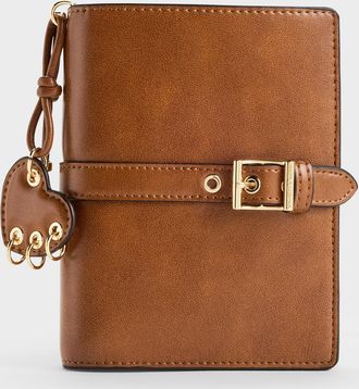 Charles & Keith Rey Heart Belted Passport Holder