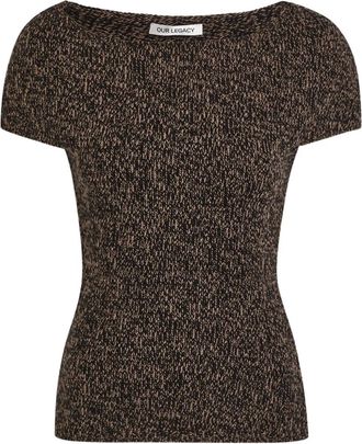 Our Legacy twist mouline top - Bruin