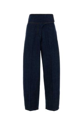 Ami Blue Loose High Rise Jeans