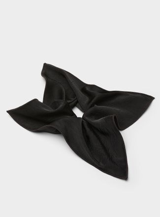 Simons Womens Large square satin scrunchie
