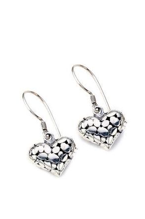 Samuel B. Sterling Silver Dot Heart Shaped Drop Earrings at Nordstrom Rack