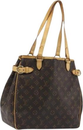 Louis Vuitton Pre-owned Vintage Tote Bag - Dames - Vintage Shopper - Bruin - ONE Size - Leer - Vintage
