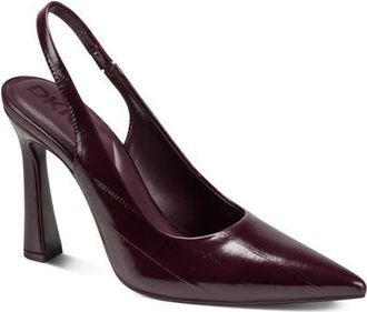 DKNY Caytina Slingback Pointed Toe Pump in Sangria at Nordstrom, Size 6.5