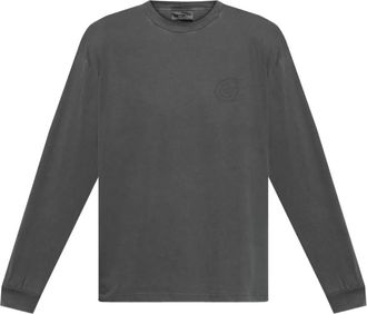 Carhartt Work in Progress embroidered-logo long-sleeve T-shirt - men - Organic Cotton - S - Grey