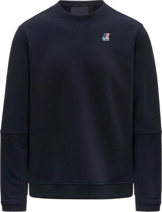 K-Way Nael Sweatshirt - Heren - Sweatshirts - Blauw - 2XL - Katoen - Hoodies & sweatvesten