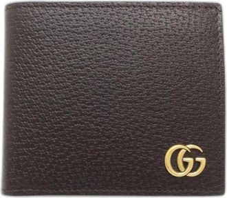 Gucci Pre-owned Wallets, female, Brown, Size: ONE SIZE Pre-owned Leather Wallet