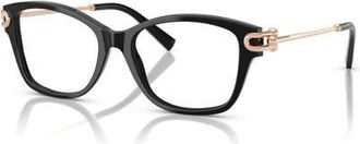 Tiffany & Co. 51mm Butterfly optical glasses in Black at Nordstrom