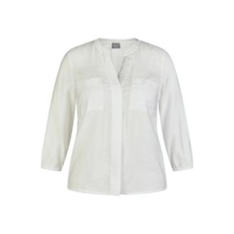 Rabe Dames, Blouses & Shirts, Wit, Maat: L