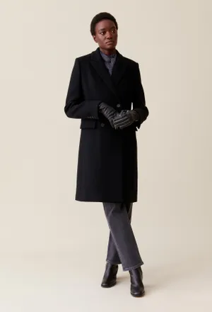 Claudie Pierlot Manteau droit mi-long