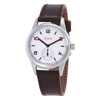 NOMOS Glash&uuml;tte Club Hand Wind White Dial Watch 703.1