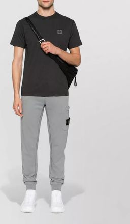Stone Island ribbed cotton t-shirt