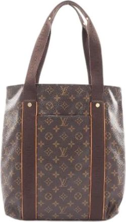 Louis Vuitton Pre-owned Tote Bags, male, Brown, Size: ONE SIZE Pre-owned Cabas Beaubourg Monogram Tote Bag