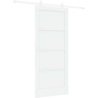 vidaXL Juego De Puertas Correderas Manual Blanco 86 X 198.5 Cm Vidaxl